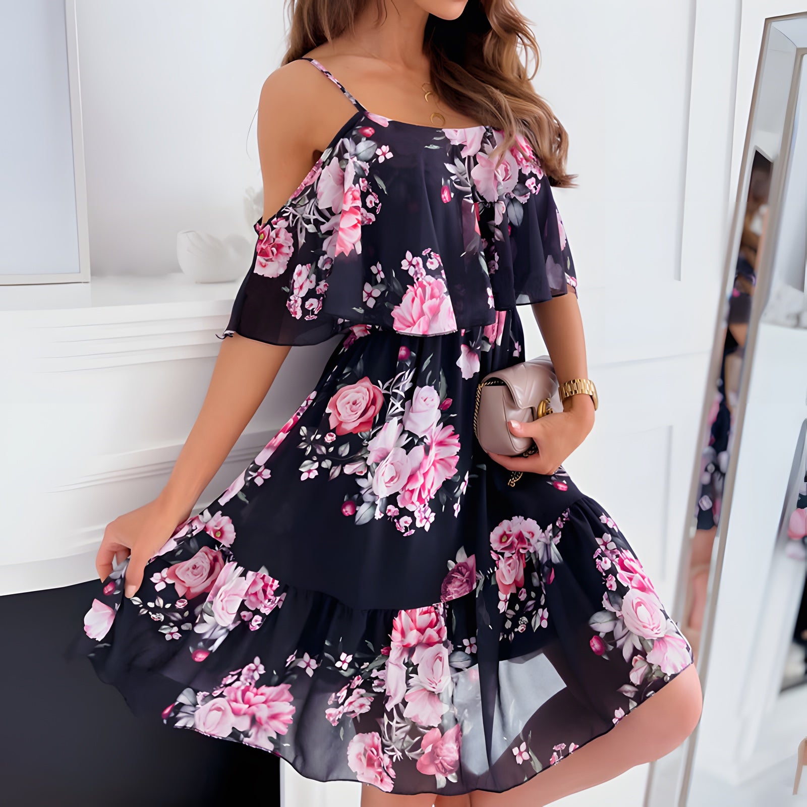 Robe boho blanche été
