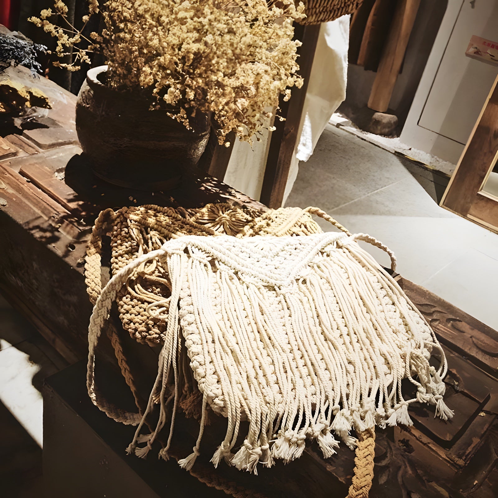 Sac à Frange Bohème En corde
