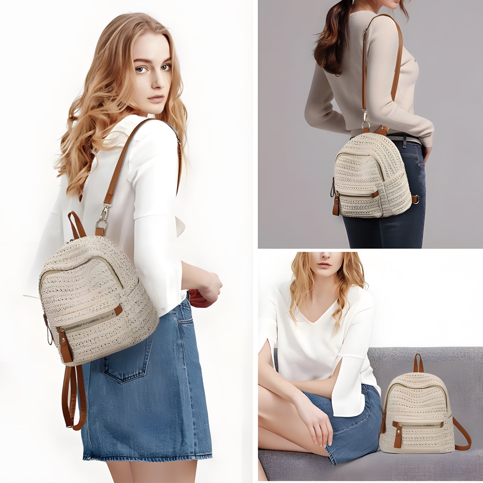 Sac à Dos Bohème Beige