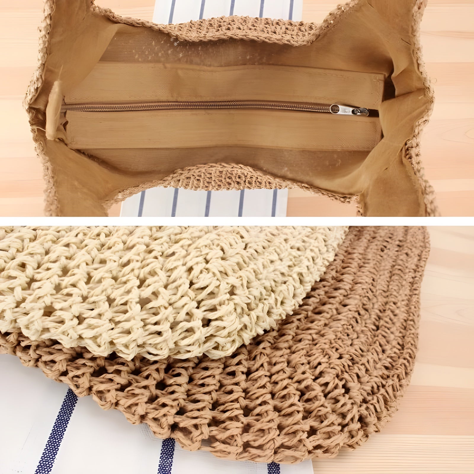 Tote Bag Bohème Paille