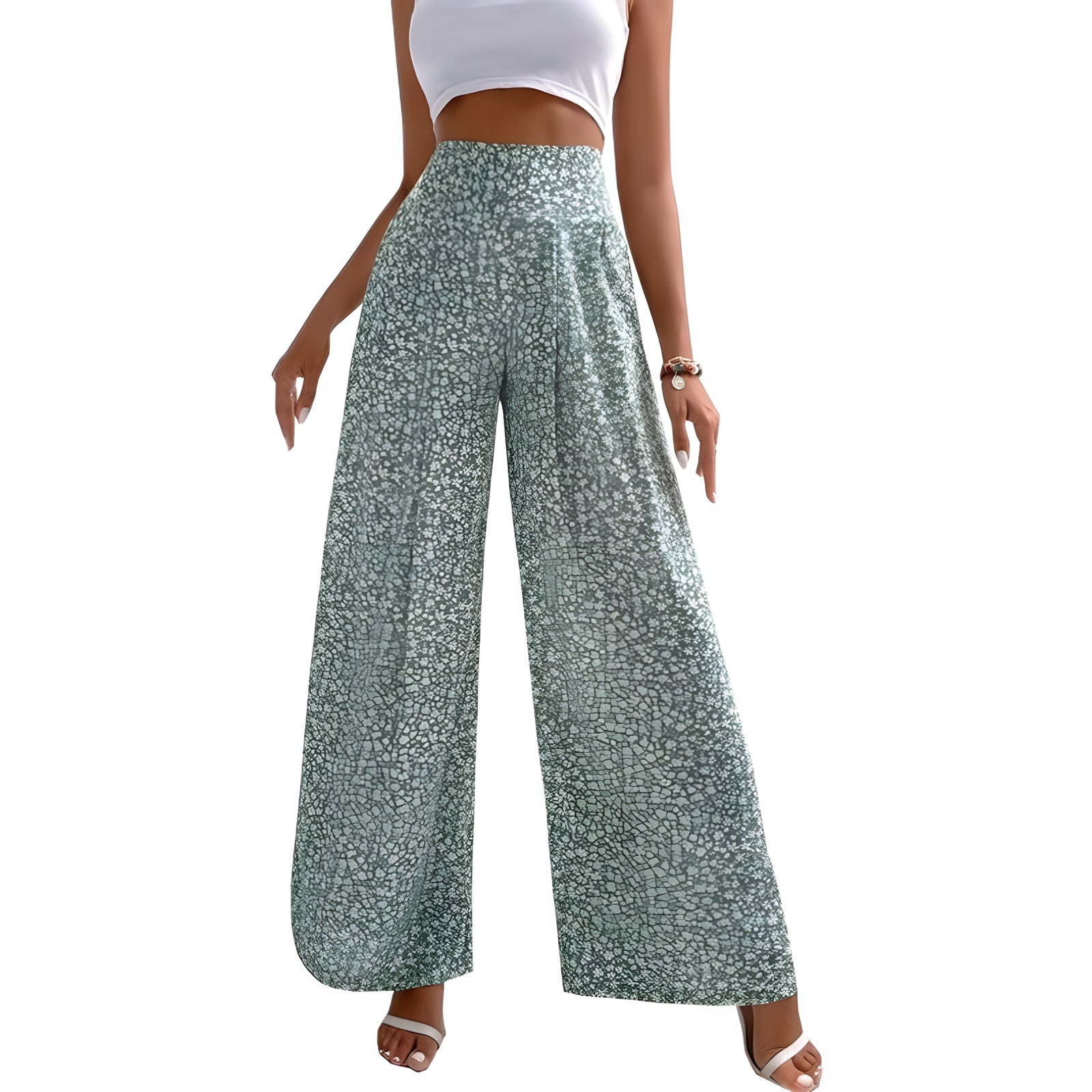 Pantalon Palazzo Fleuri
