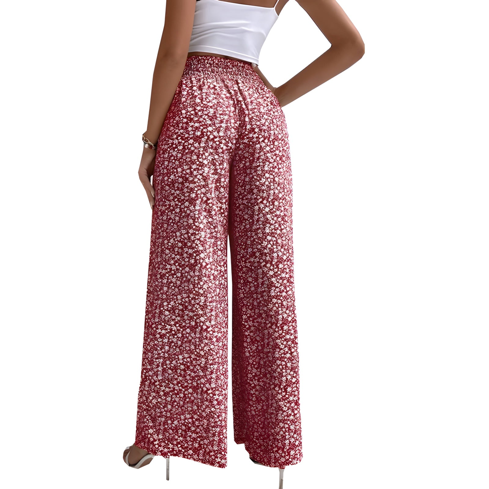 Pantalon Palazzo Fleuri