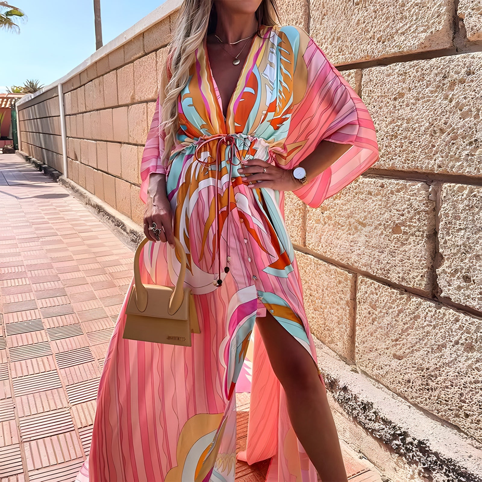 Robe bohème femme grande taille