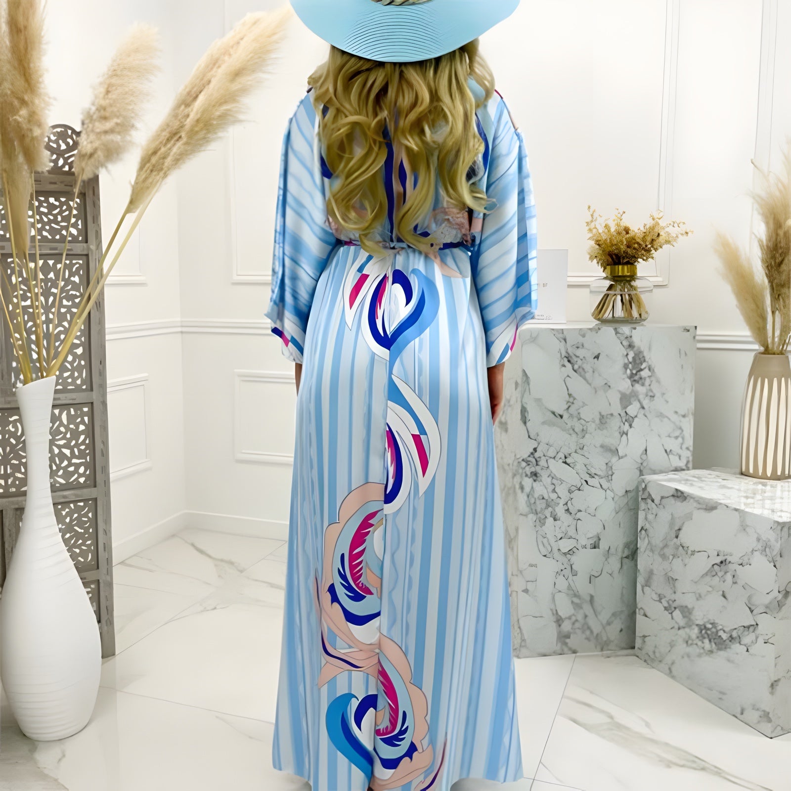 Robe bohème femme grande taille