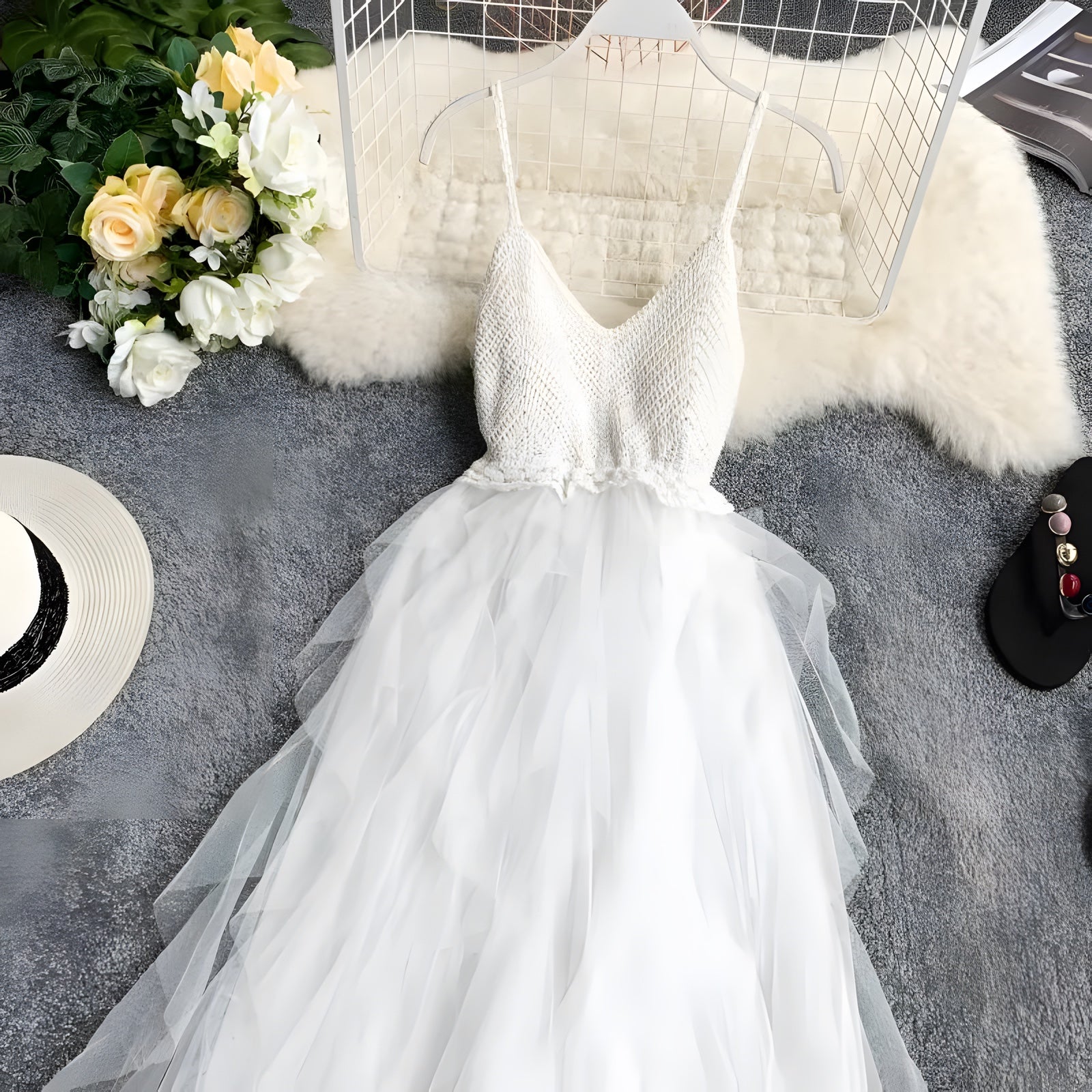 Robe longue boheme mariage invité