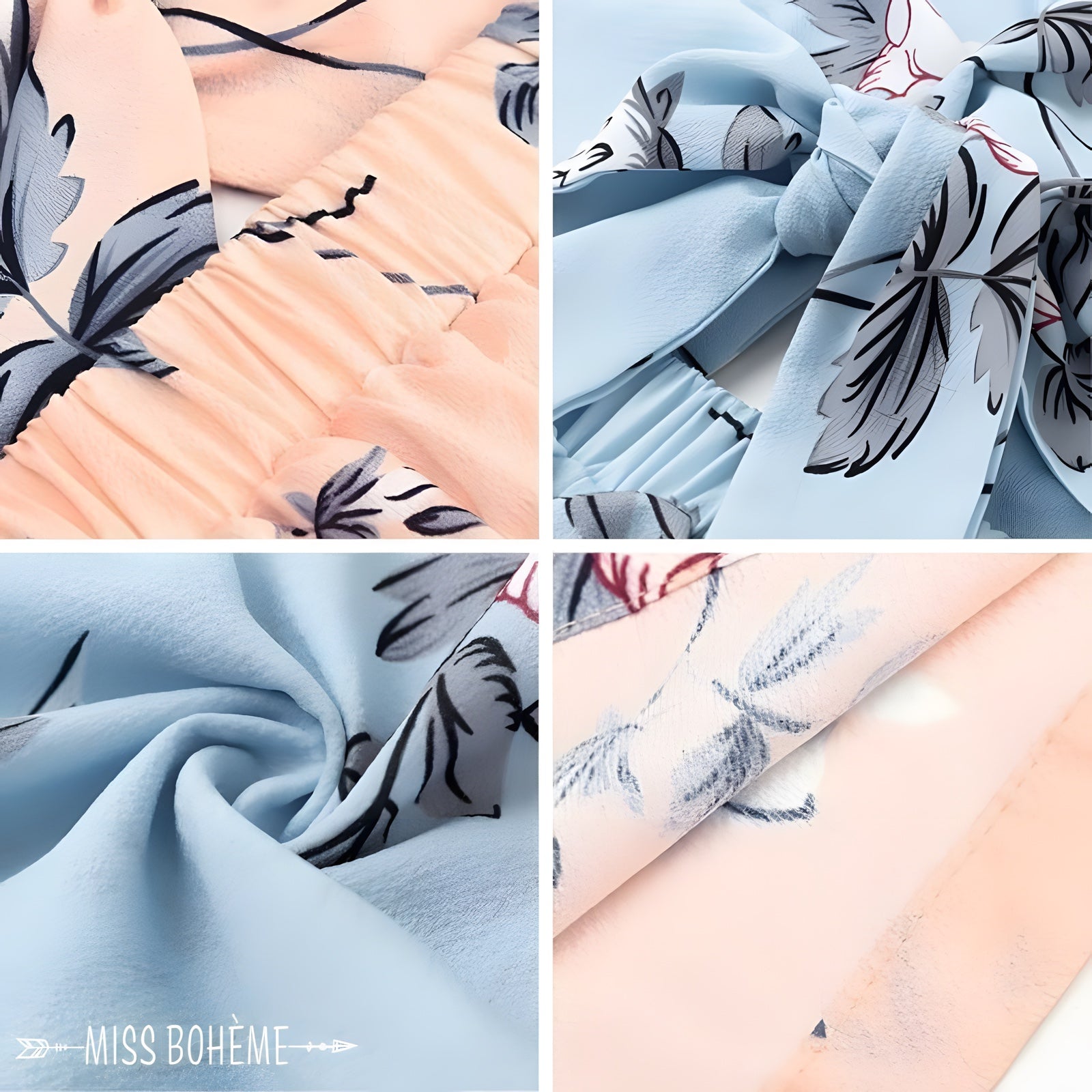 Robe Bohème Maxi Fleurie Dos Nu