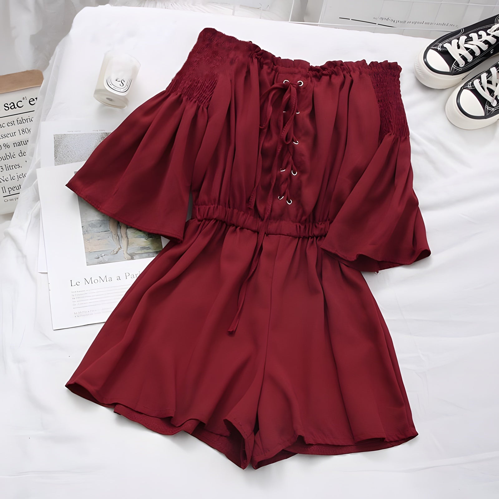 Combishort femme ethnique