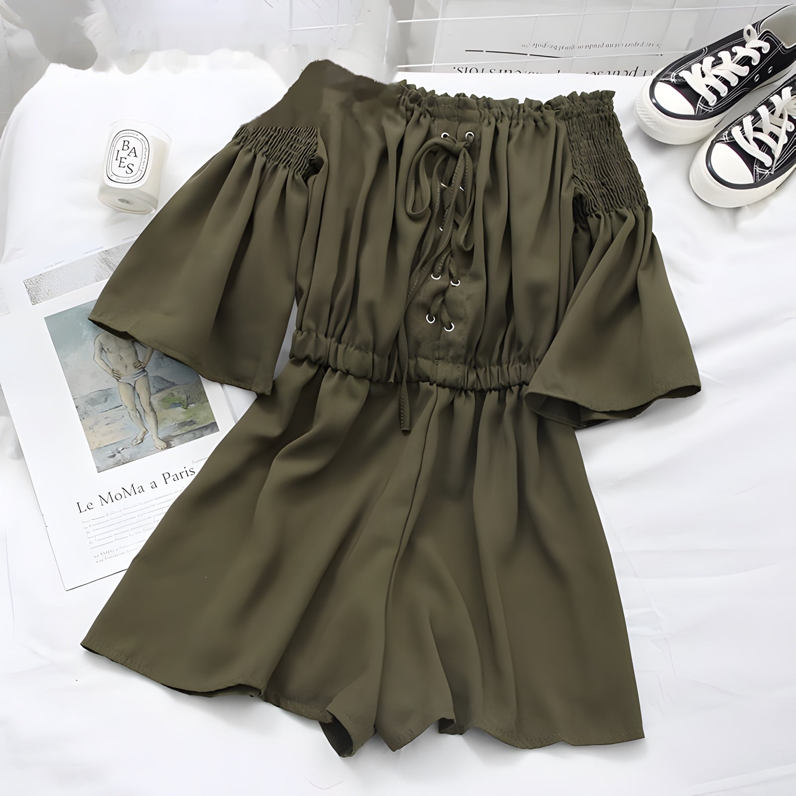 Combishort femme ethnique