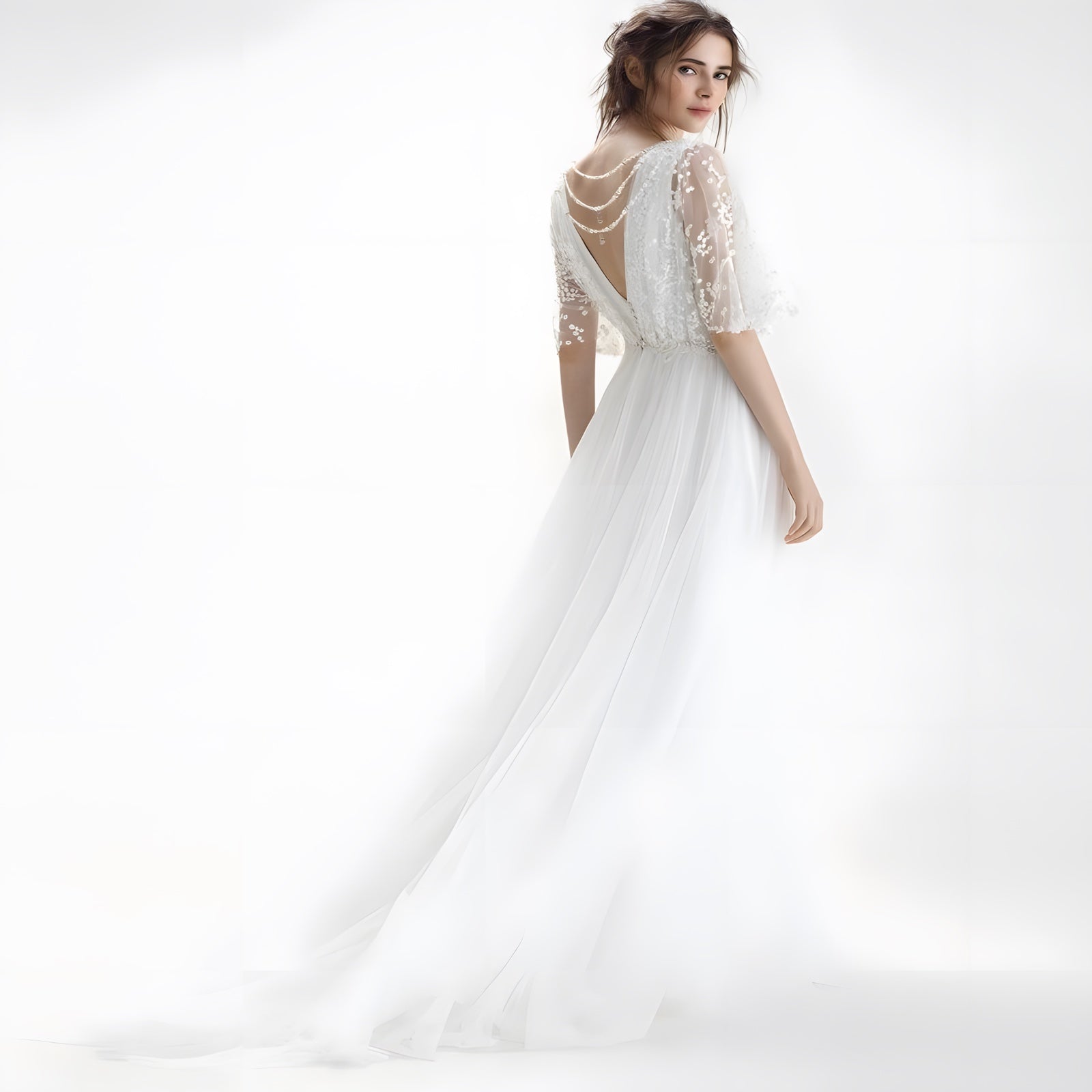 Robe de mariée style hippie