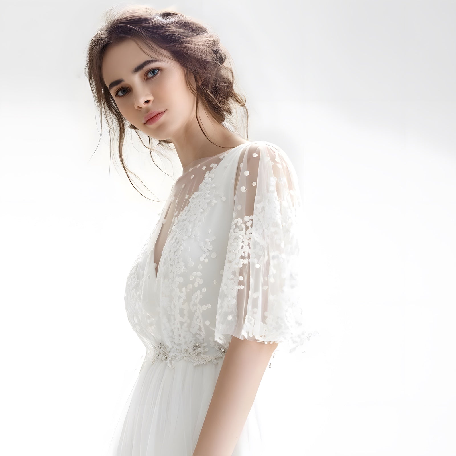 Robe de mariée style hippie
