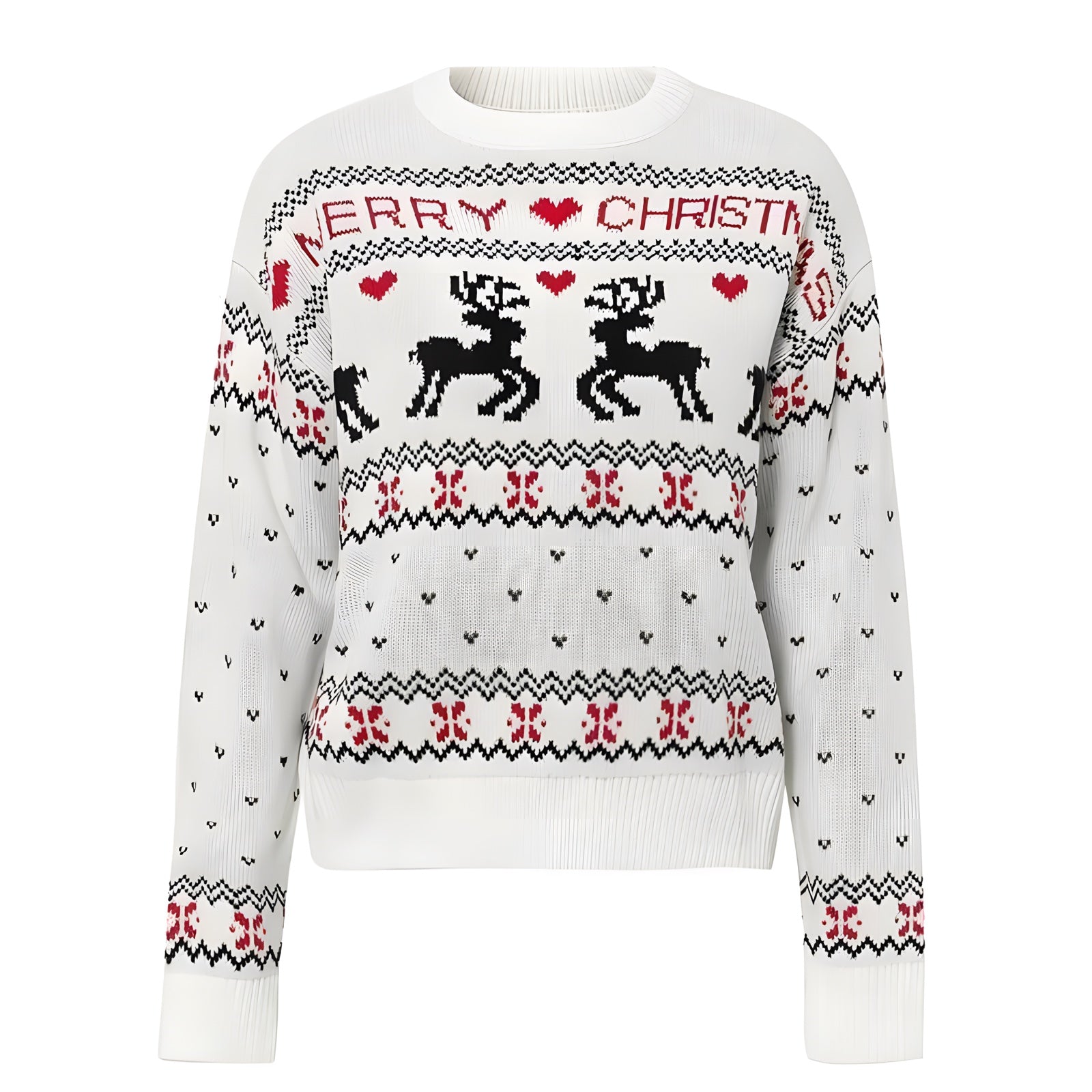 Pull de Noël Blanc