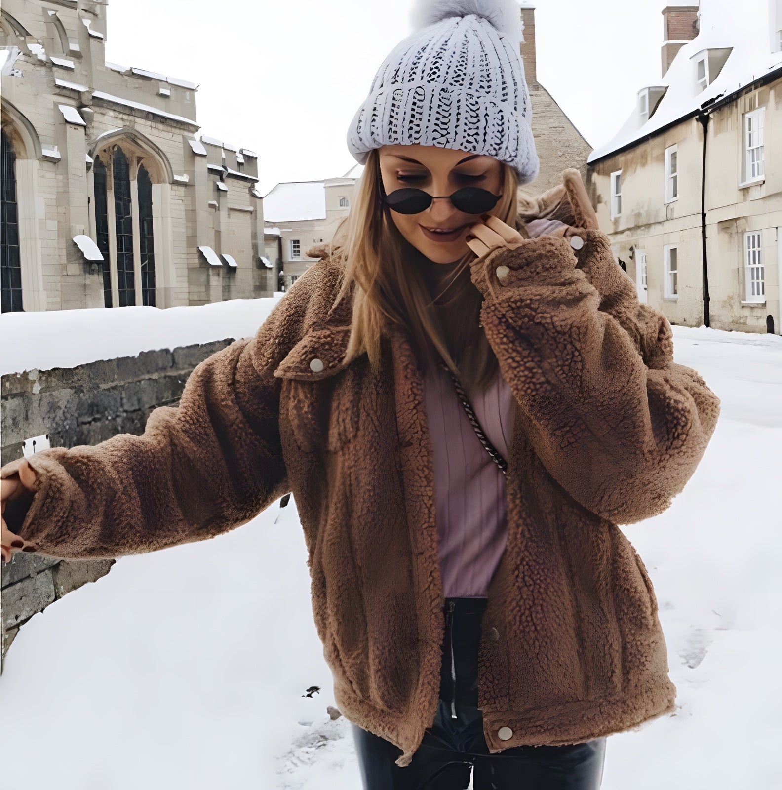 Veste Bohème Fausse Fourrure