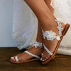 Chaussures plates mariage boheme