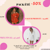 Pack taille M Robes Bohème Chic 2 en 1 - Duo Amour Bohème
