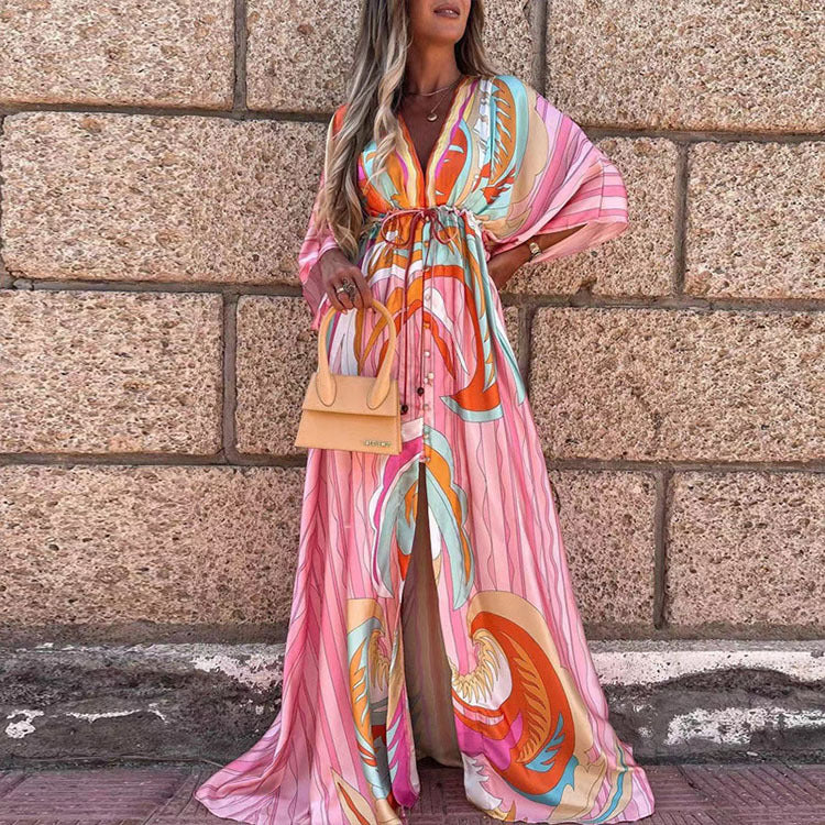 Robe bohème femme grande taille