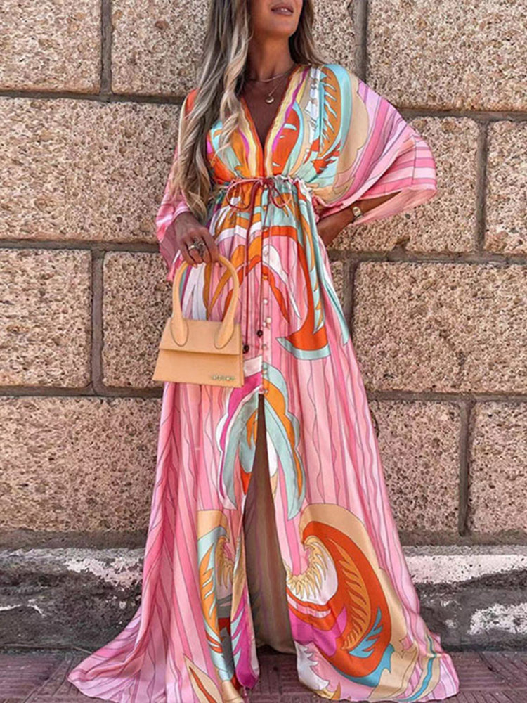 Robe bohème femme grande taille