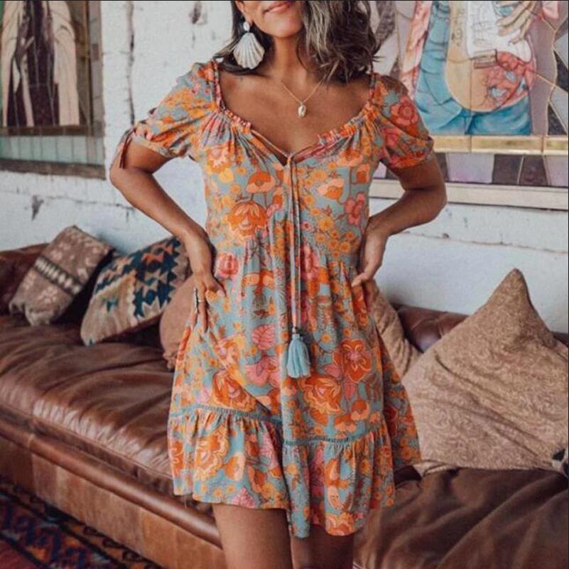 Robe Bohème Style éthique