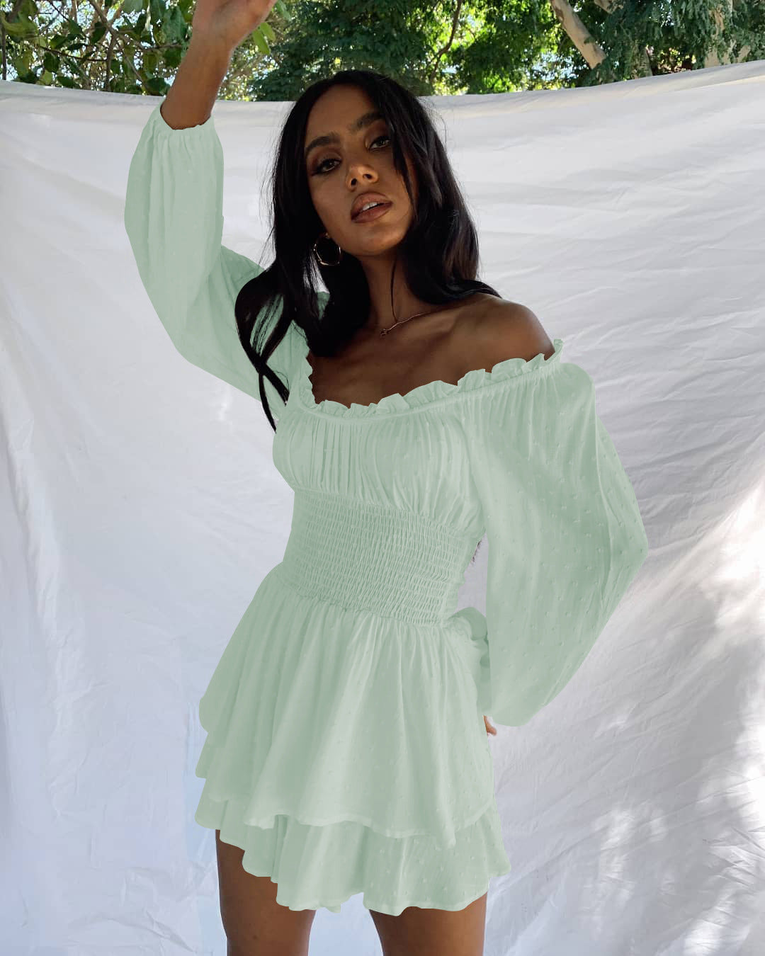Robe Hippie Chic Blanche