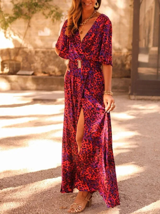 Robe Bohème Longue et Boutonnée