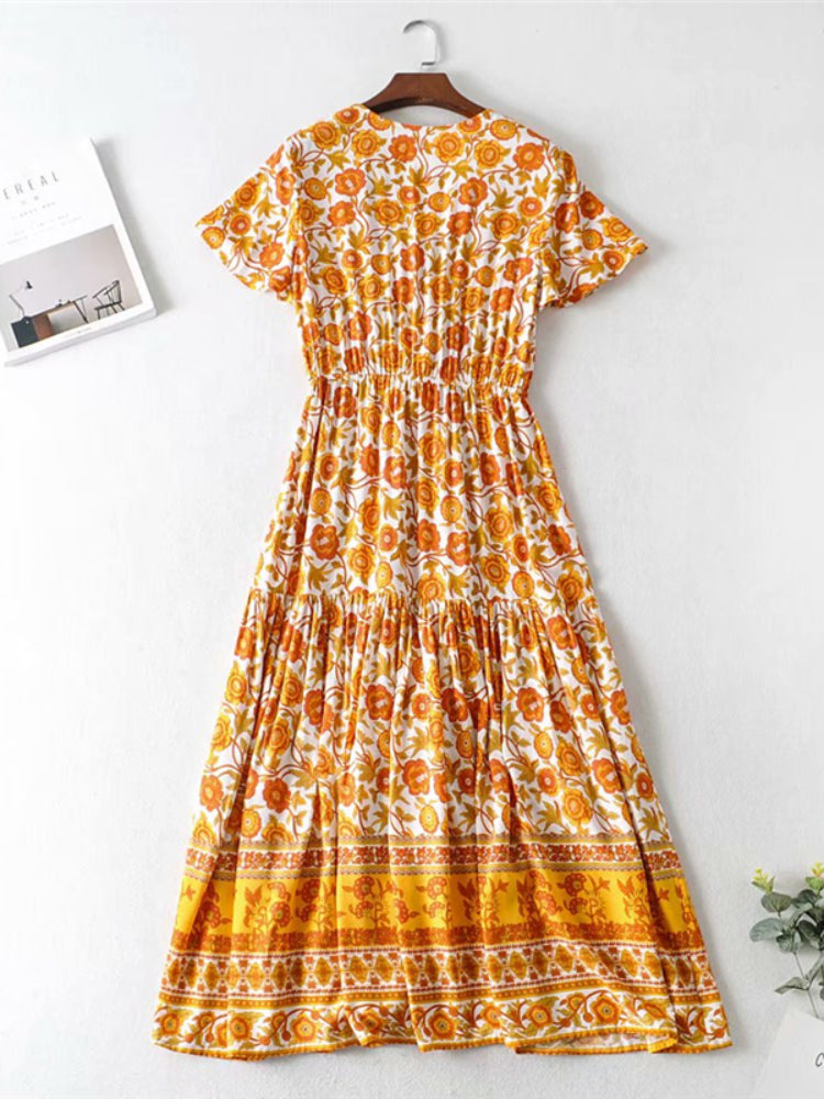 Robe Bohème Longue Fluide