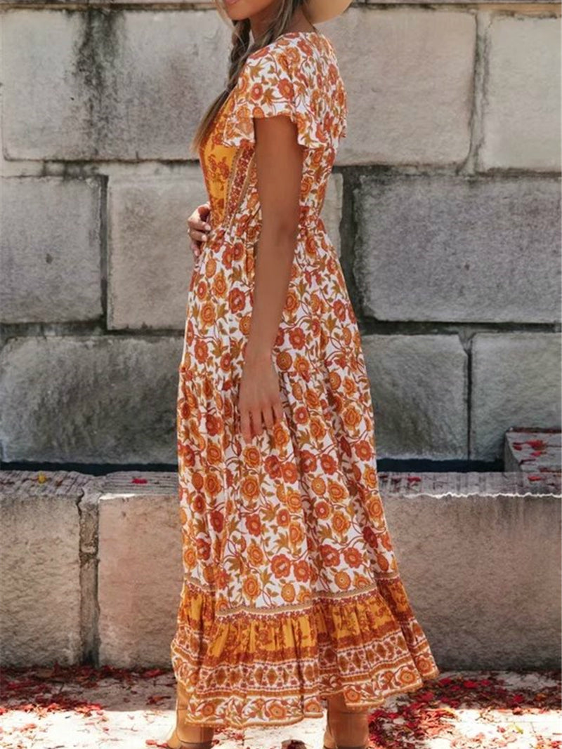 Robe Bohème Longue Fluide