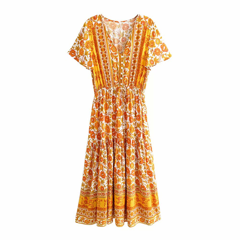 Robe Bohème Longue Fluide