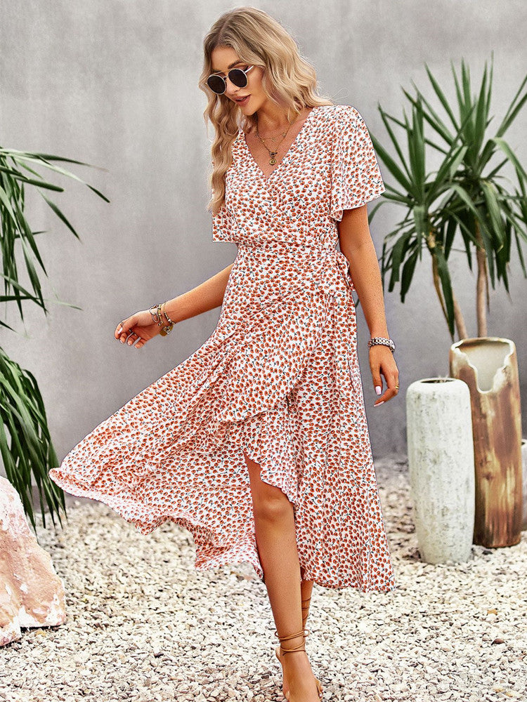 Robe Bohème Longue Portefeuille