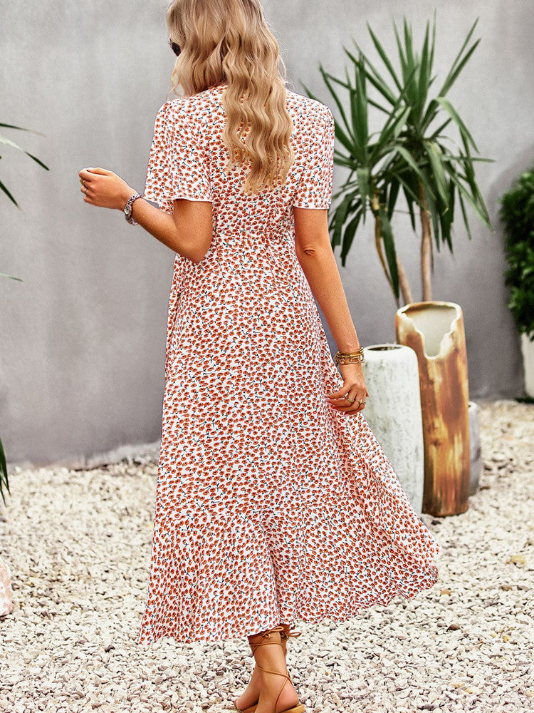 Robe Bohème Longue Portefeuille