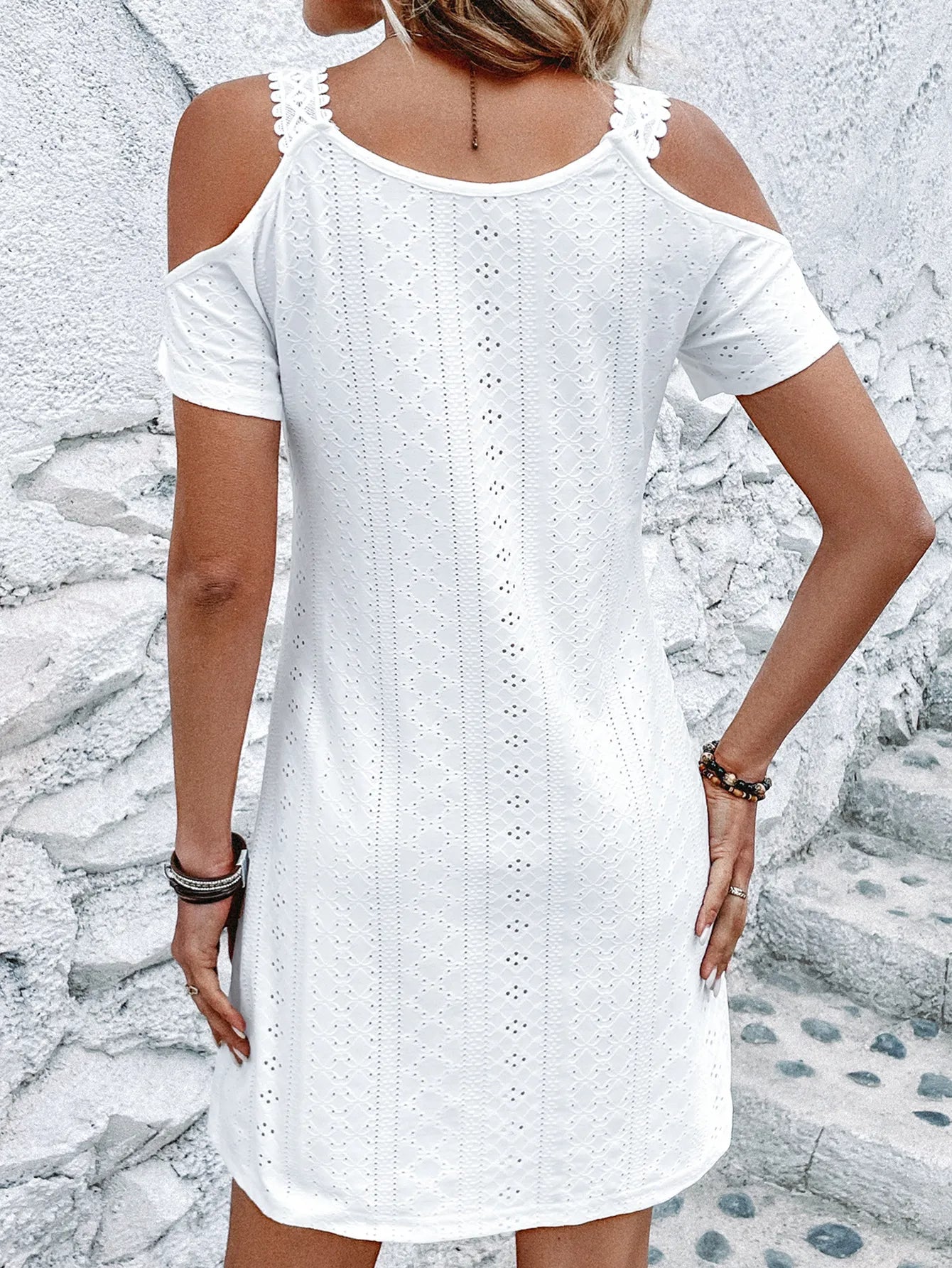 Robe Bohème Manche Courte