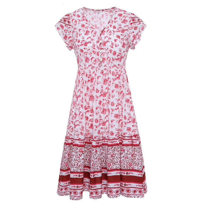 Robe Cocktail Longue Bohème Chic