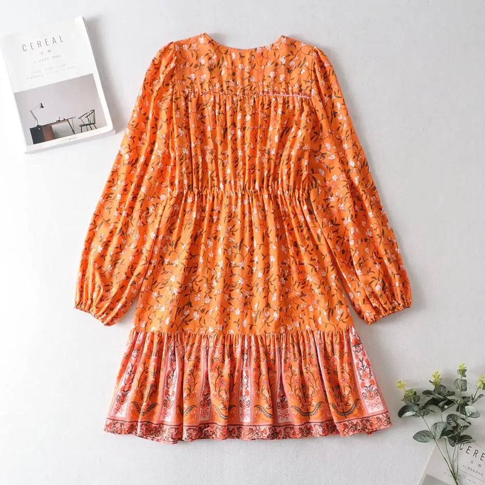 Robe Fleurie Boheme Chic