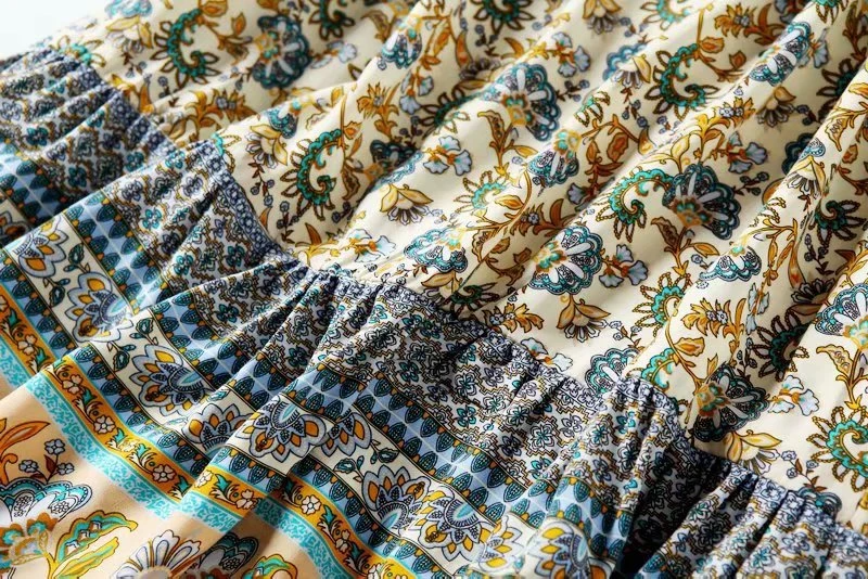 Robe Hippie Verte