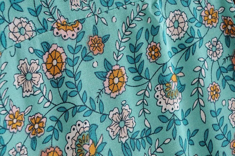 Robe Longue Bohème Turquoise