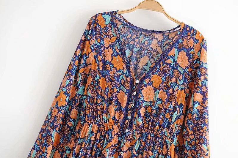Robe Longue Style Bohème Hiver