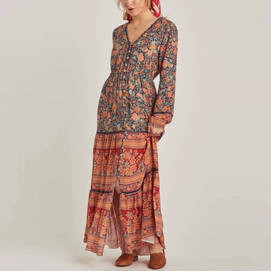 Robe Longue Style Bohème Hiver