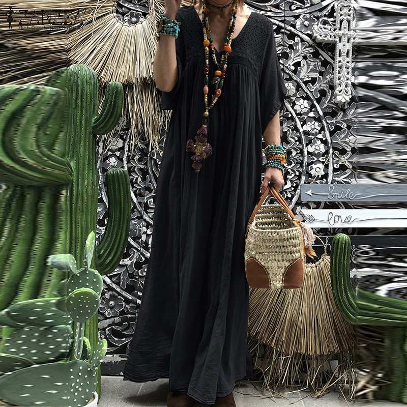 Robe Romantique Bohème Grande Taille