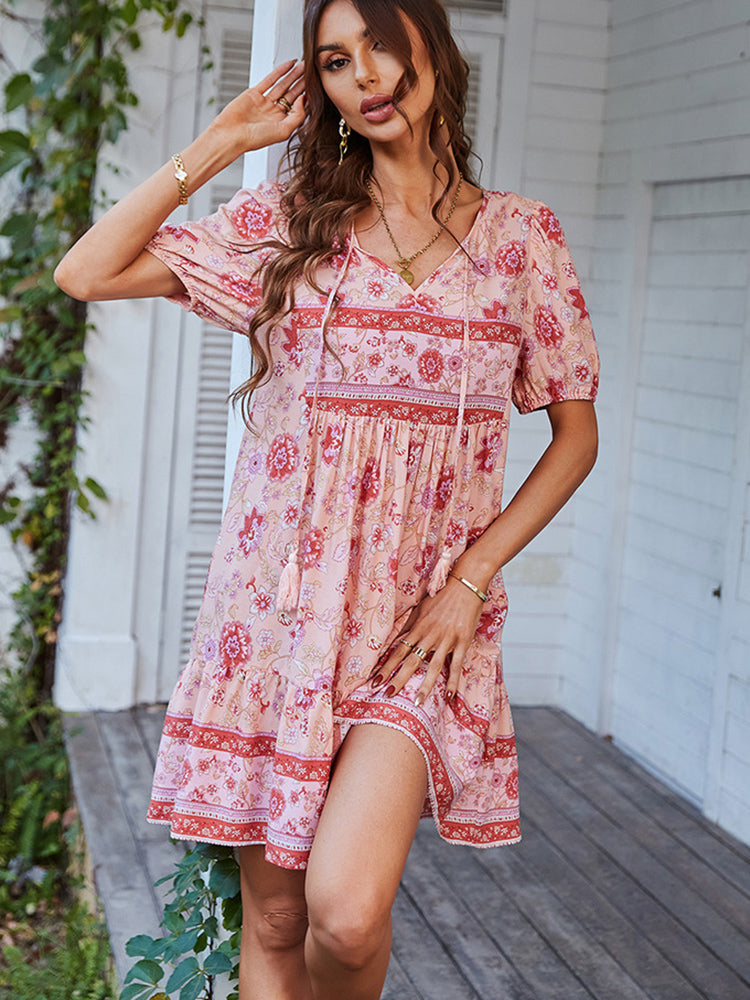 Robe de Cocktail Hippie Chic