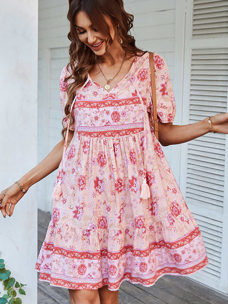 Robe de Cocktail Hippie Chic