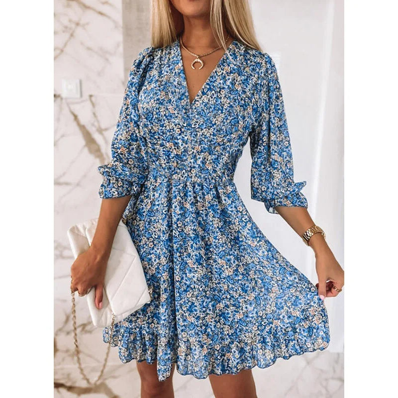 Robe Hippie Verte