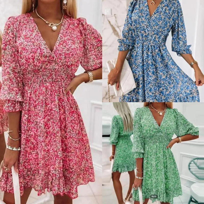Robe Hippie Verte