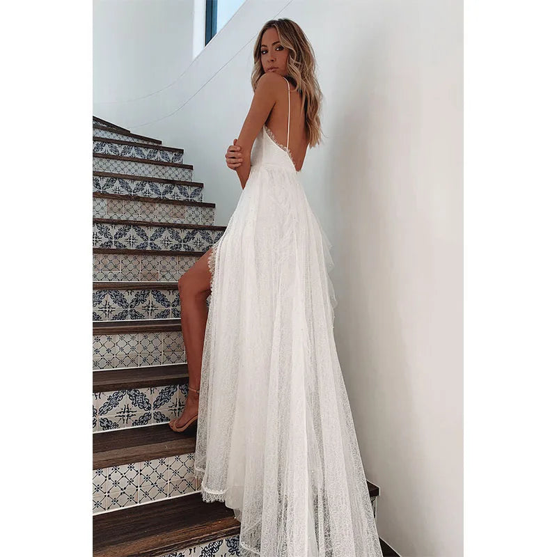 Champetre robe boheme mariage invité