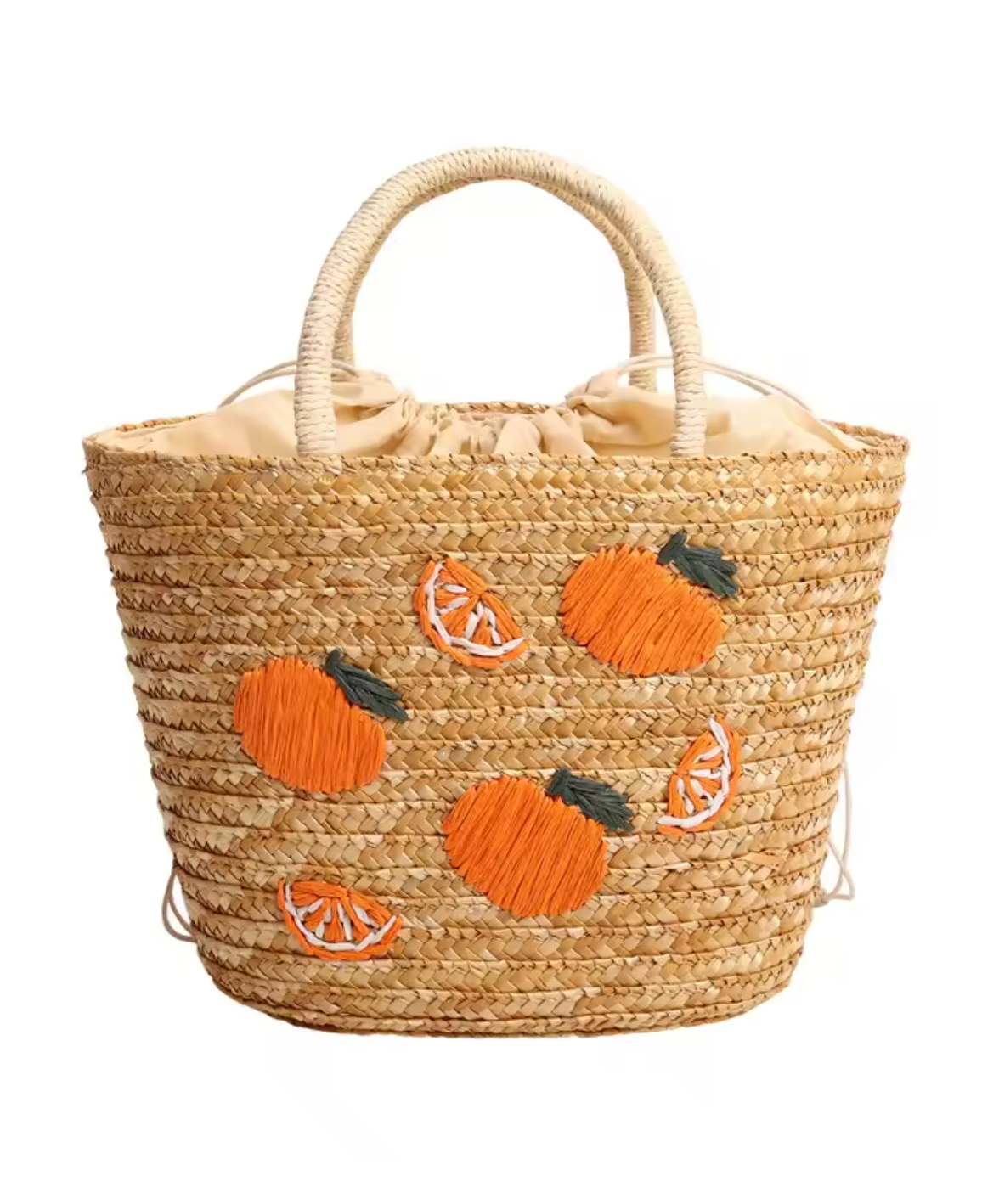 Sac Cabas Bohème en Paille Brodée
