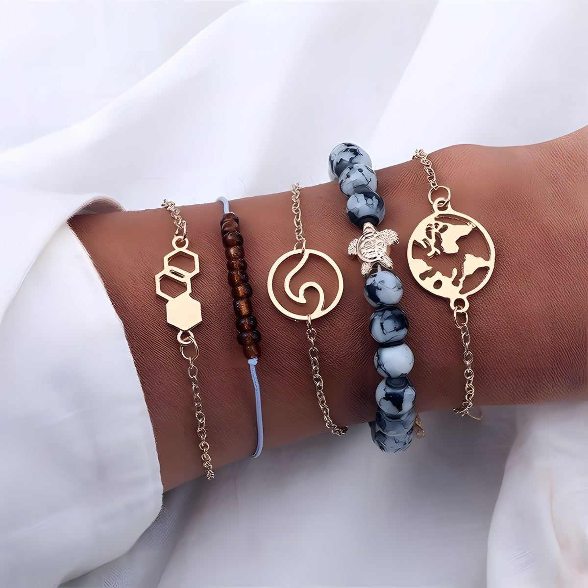 Bracelet Argent Bohème