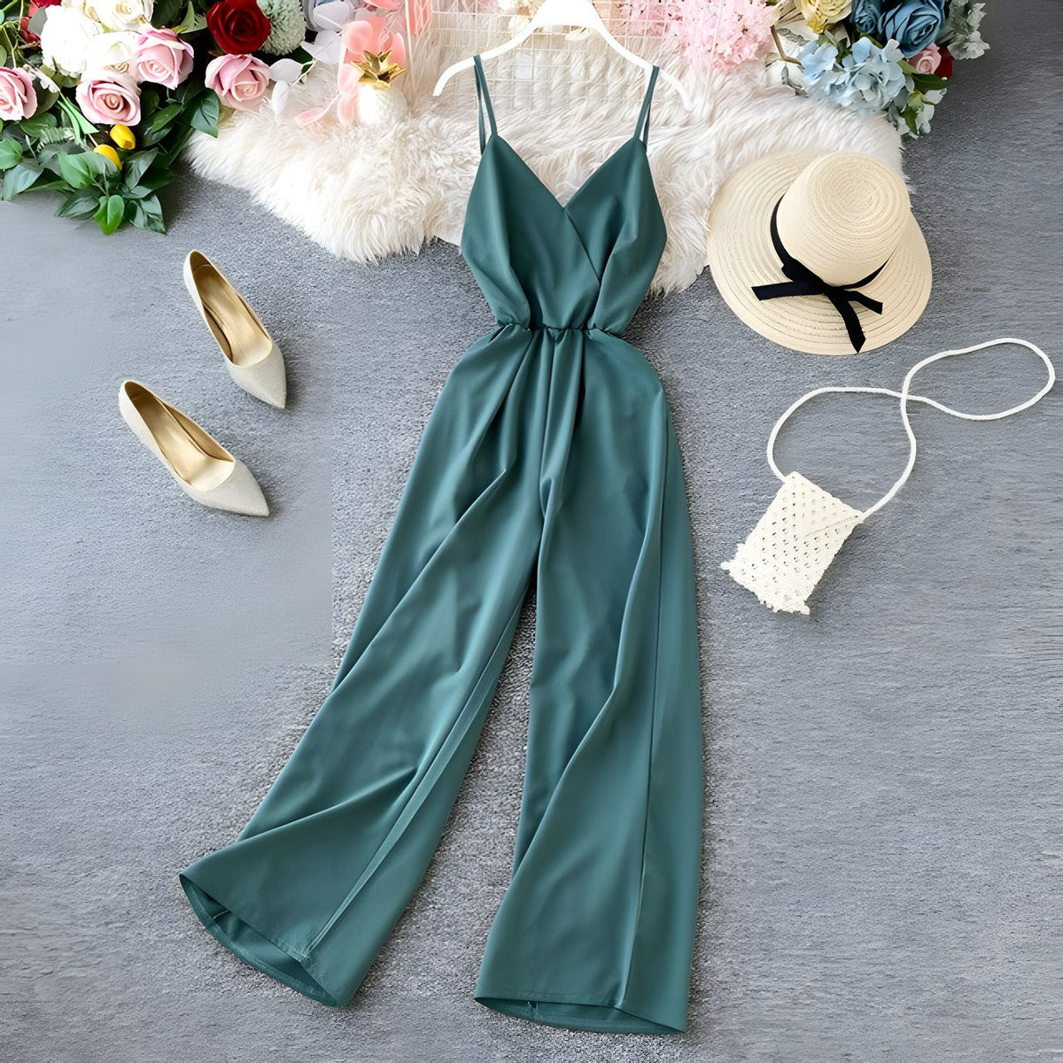 Combinaison pantalon chic bohème