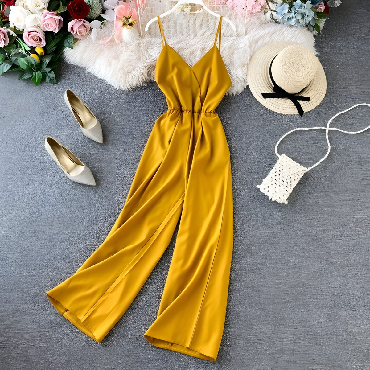 Combinaison pantalon chic bohème