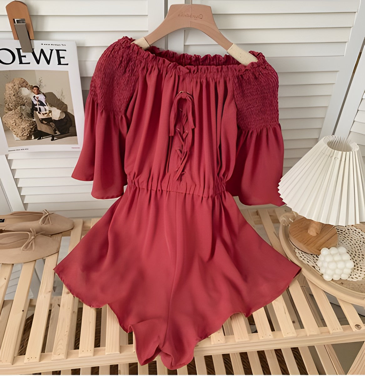 Combishort femme ethnique