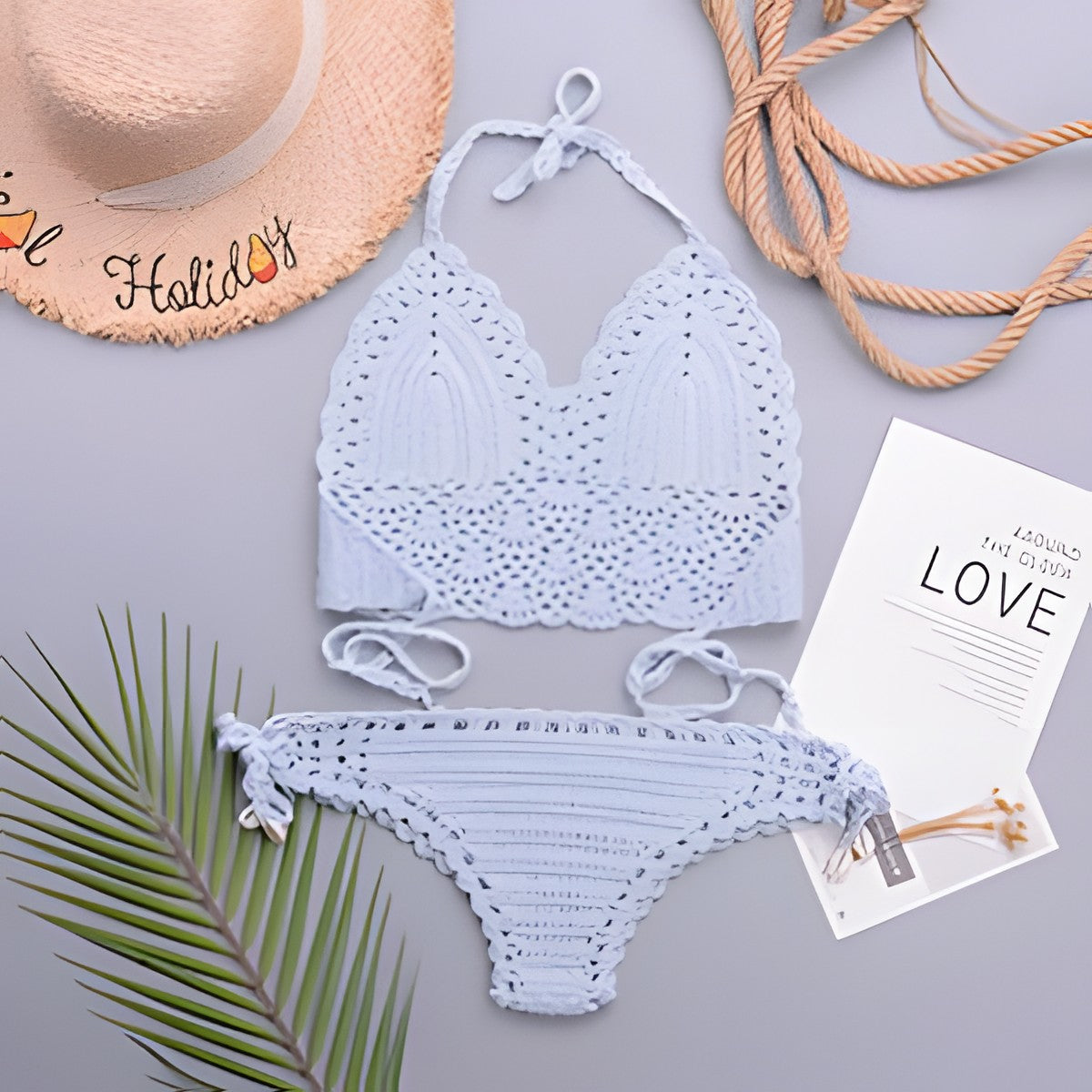 Maillot de bain bohème crochet
