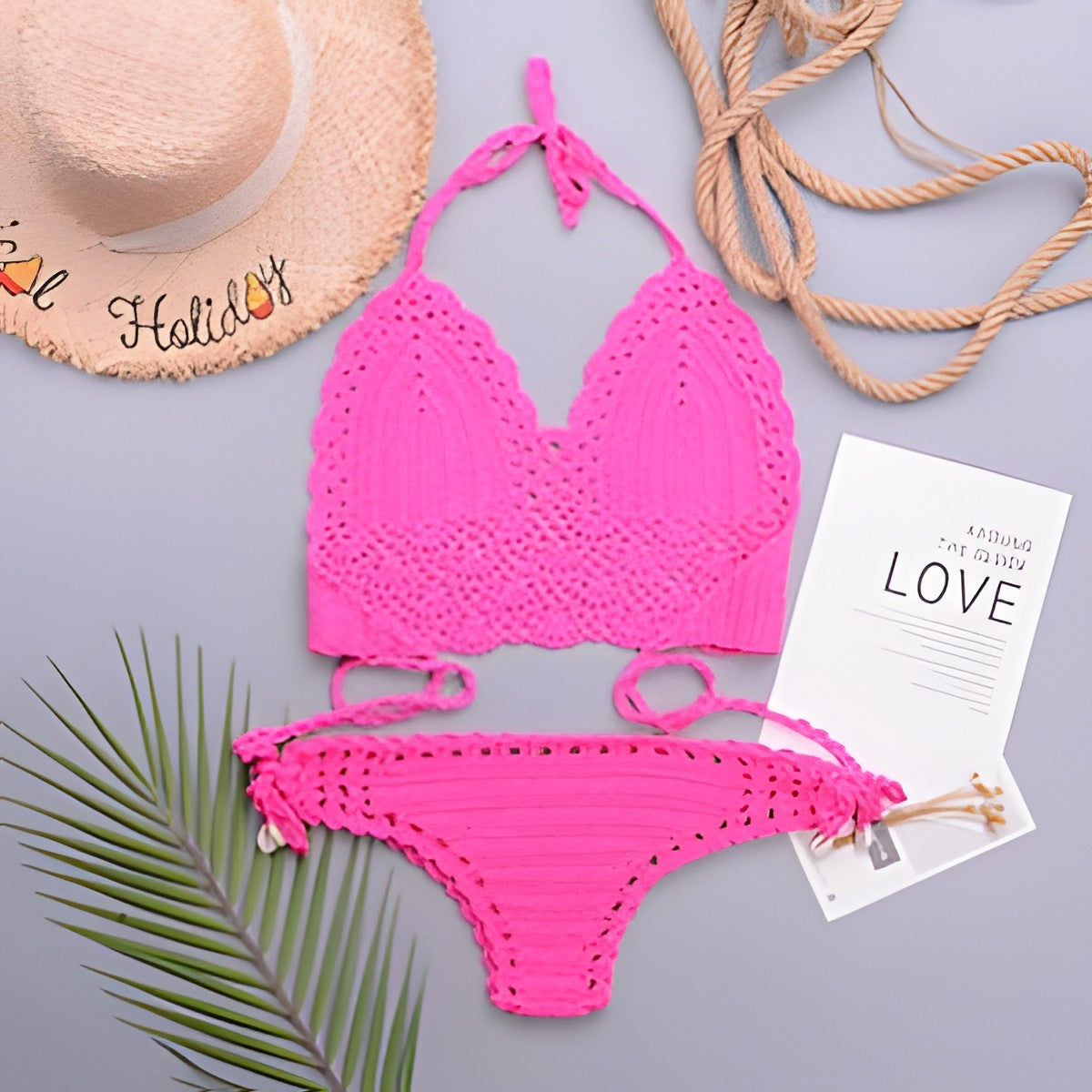 Maillot de bain bohème crochet