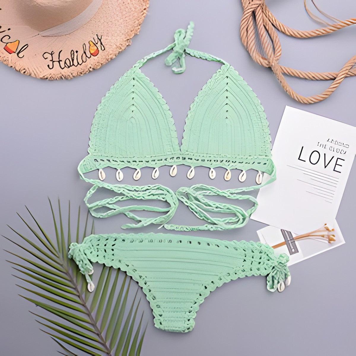 Maillot de bain crochet bohème