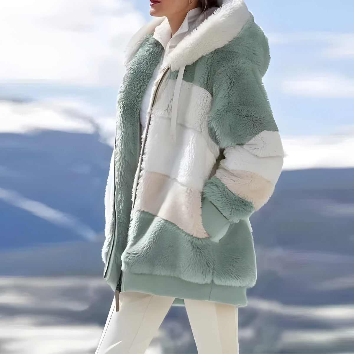 Manteau bohème chic femme hiver